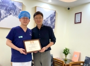 維港口腔李東營主任被韓國奧齒泰種植牙公司聘請出任資深醫學導師
